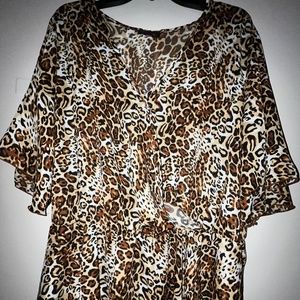 Leopard blouse
